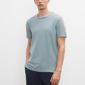Indigo Piqué Tee - Brand New - NEVER WORN - Soft Blue